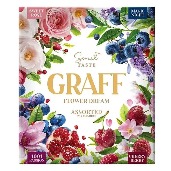 Чай Graff Асорті Квіткова мрія/Flower Dream 32 пакетики (4820279612706)
