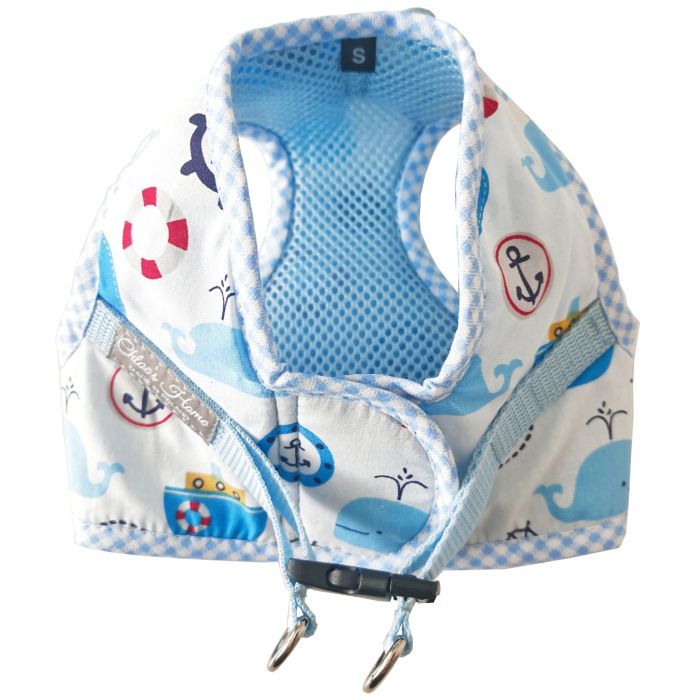 Шлей для собак Chloe's Home Florida marine S синяя (CLH3000)