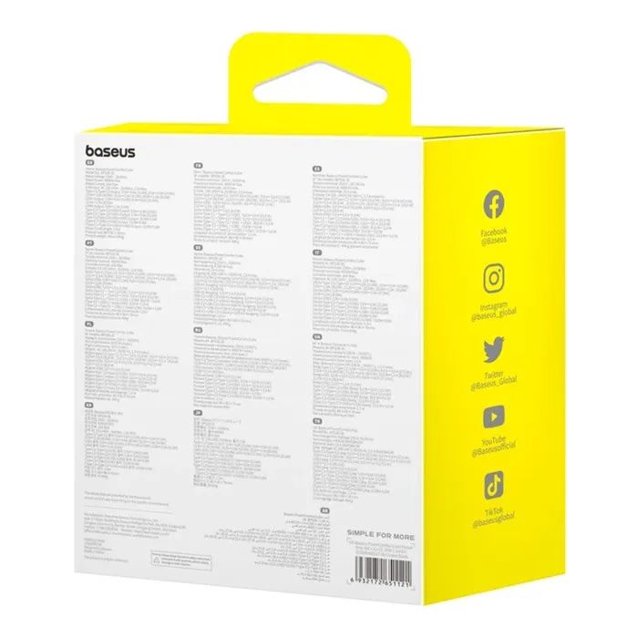 Сетевой фильтр питания Baseus PowerCombo Cube Power Strip (E00066400117-00) изображение 6