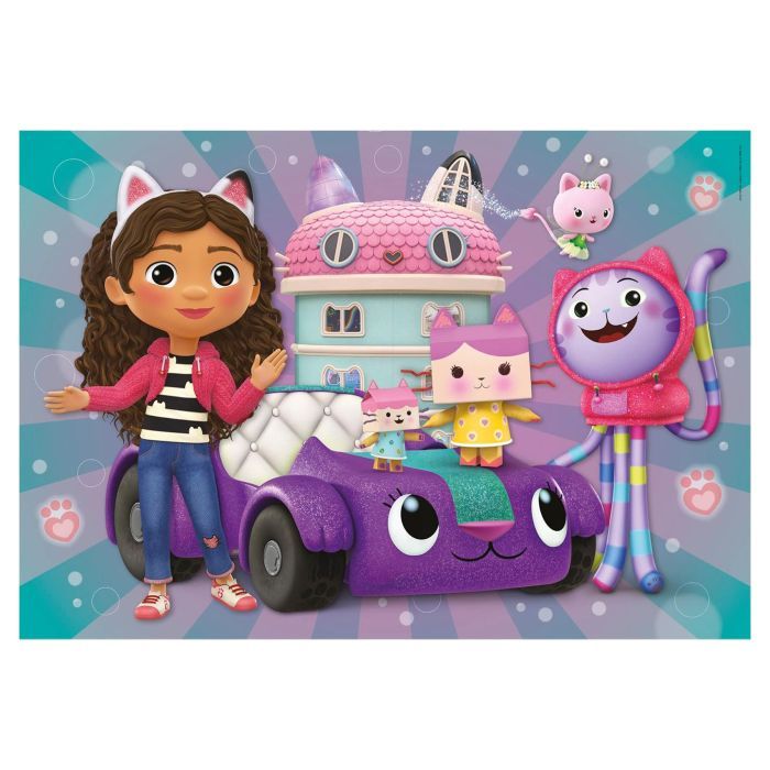 Пазл Clementoni 2 в 1 Gabby`s Dollhouse, 2 по 20 елементів (24802) зображення 2