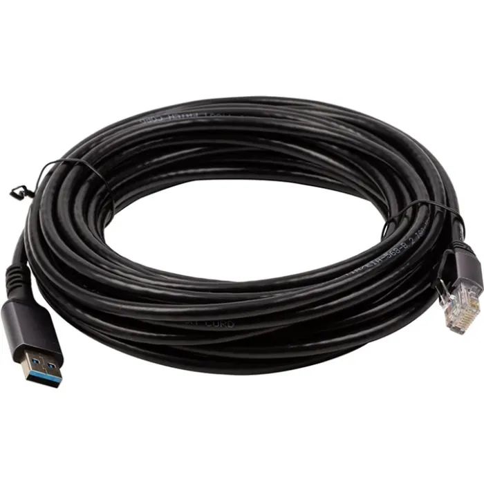 Дата кабель USB AM to RJ45 Ethernet 5.0m CAT6 UTP PowerPlant (CA915002) изображение 2