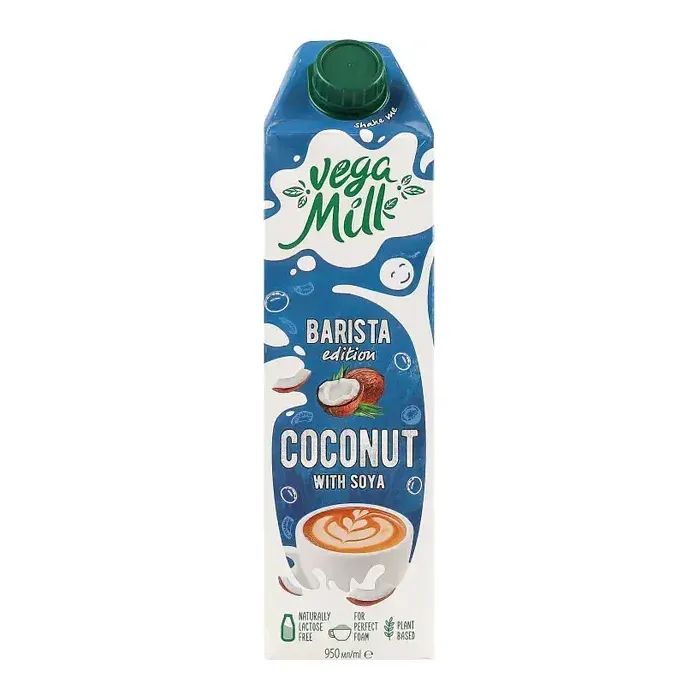 Молоко рослинне Vega Milk Barista Кокосове з соєю 950 мл (4820016255302)