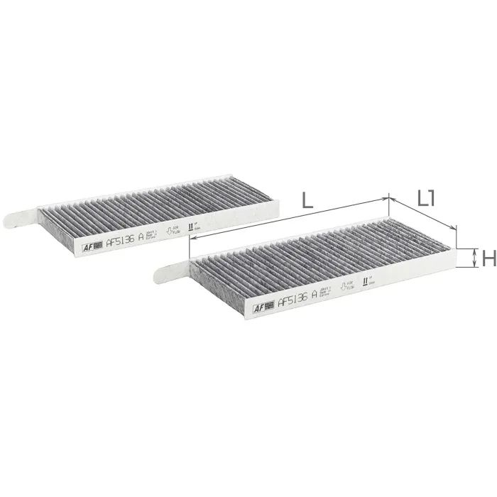 Фильтр салона ALPHA FILTER AF5136a-2