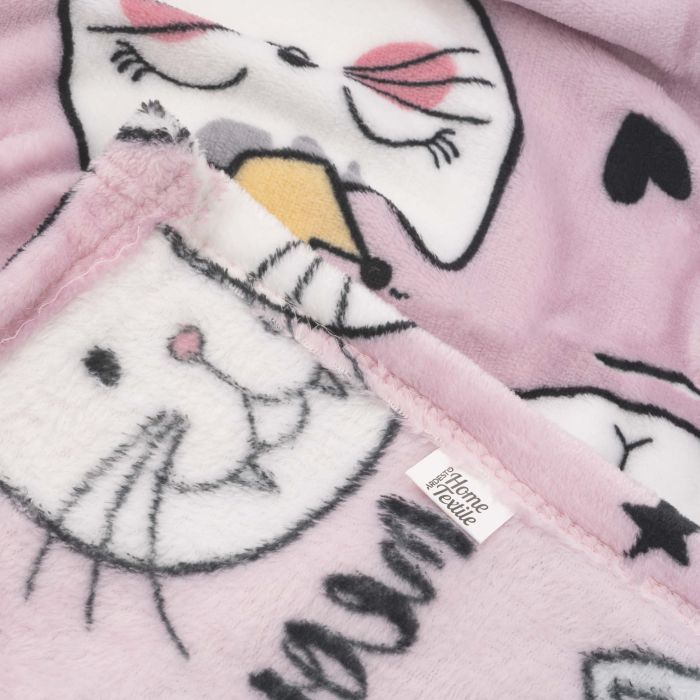 Плед Ardesto Flannel 100% поліестер, котики 160х200 см (ART0132PB) зображення 5