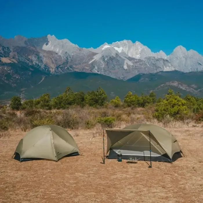 Намет Naturehike двомісний ультралегкий Mongar UL CNK2550WS016, коричневий (6927595770399) зображення 7