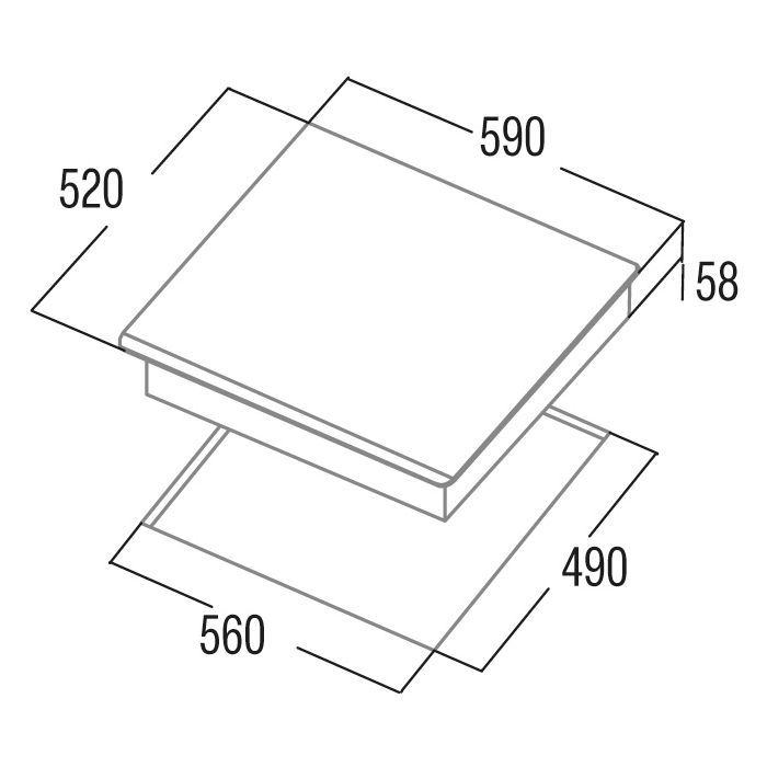 Варочна поверхня Cata IB 6324E2 BK (08063119) зображення 3