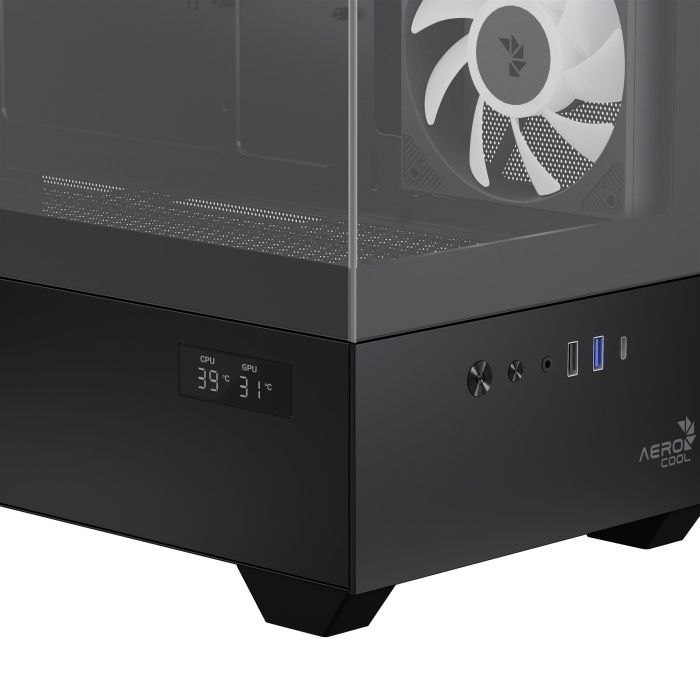 Корпус для ПК AeroCool P300D Digi-G-BK-v1 Black (ACCS-PN05033.11) зображення 7