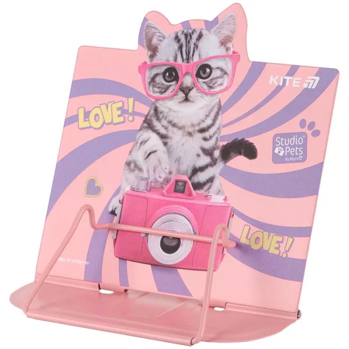 Підставка для книг Kite Studio Pets, металева (SP25-392)