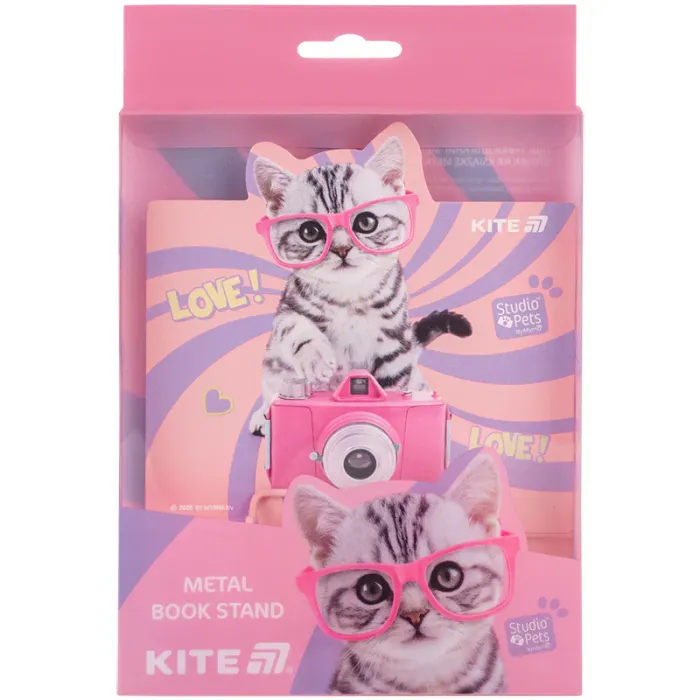 Підставка для книг Kite Studio Pets, металева (SP25-392) зображення 3