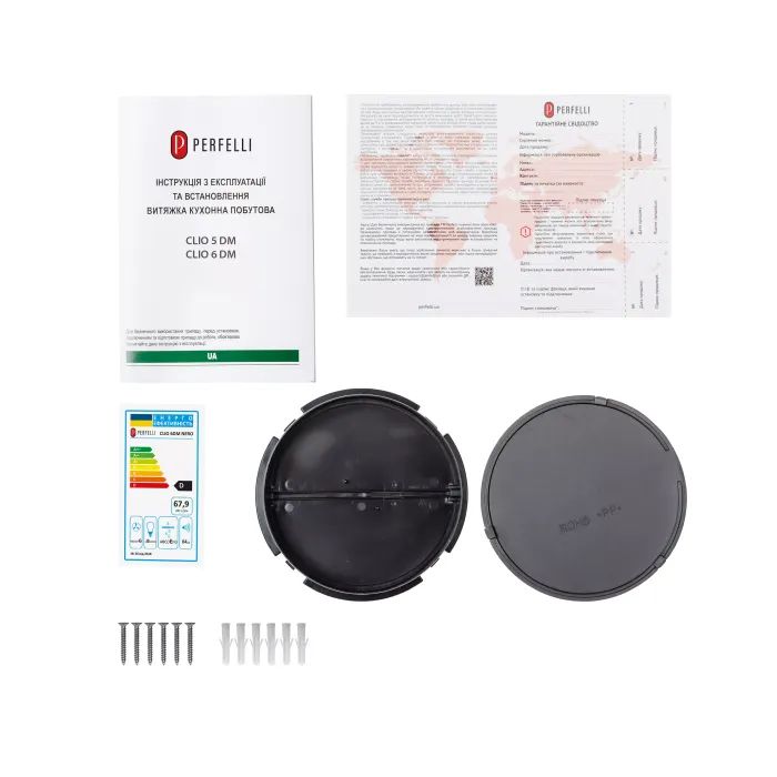Вытяжка кухонная Perfelli CLIO 6 DM NERO изображение 10