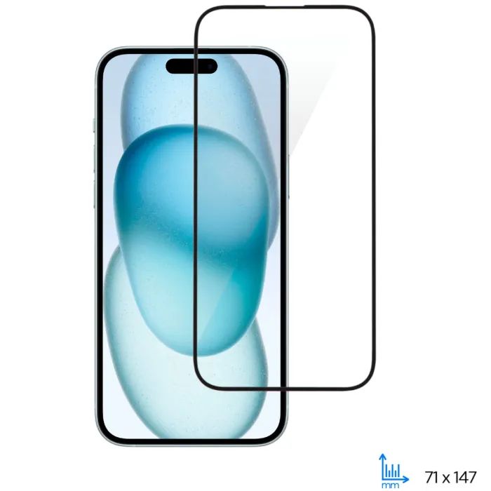 Стекло защитное 2E 2.5D FCFG iPhone 15 Black (2E-IP-15.-6.1-SMFCFG-BB)