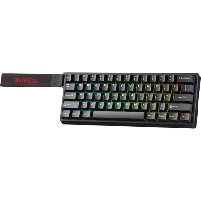 Клавіатура Aula WIN60 HE Magnetic Switch RGB USB UA Black (6978080504029) зображення 2