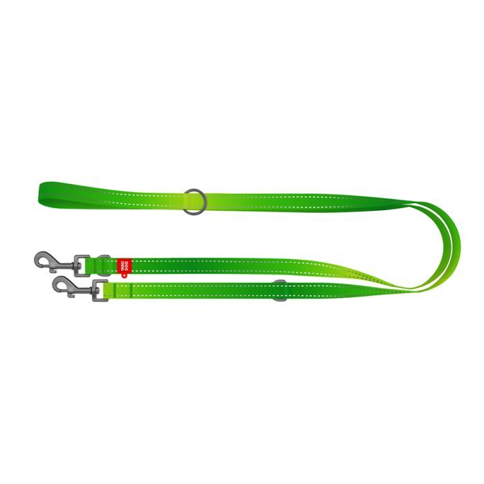 Поводок для собак WAUDOG Nylon Mono светоотражающий М черный (46481) изображение 2