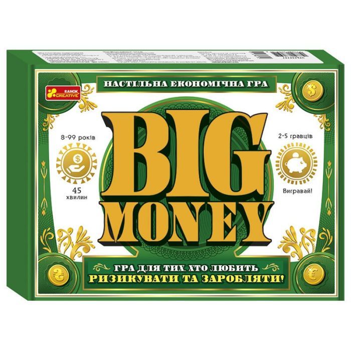 Настольная игра Ранок Экономическая игра. Big Money (4823076148751)