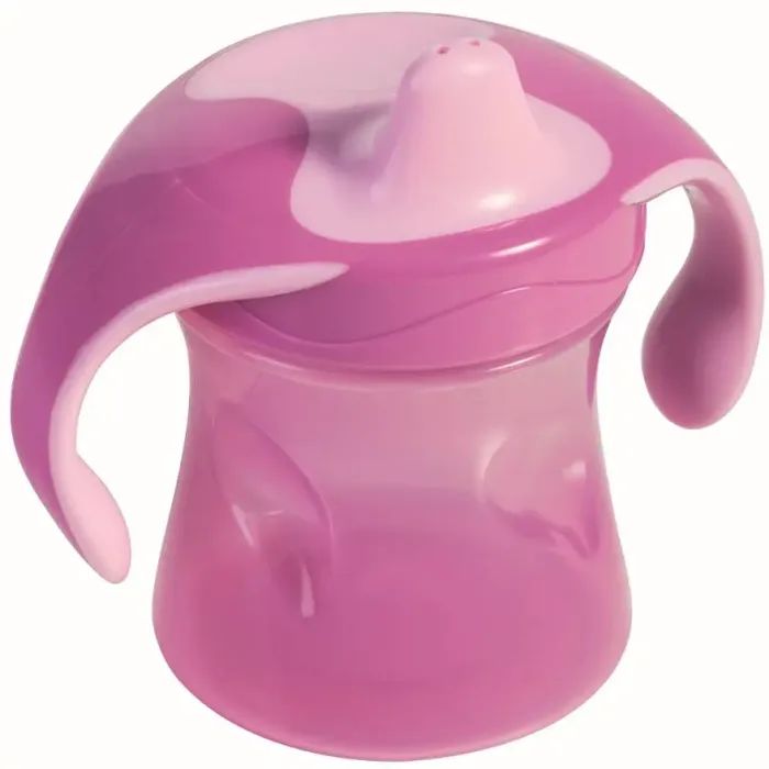 Поильник-непроливайка Baby-Nova з ручками рожева 220 м (3966043)