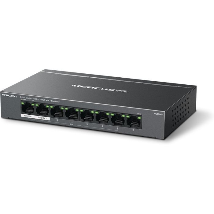 Коммутатор сетевой Mercusys MS108GP изображение 2