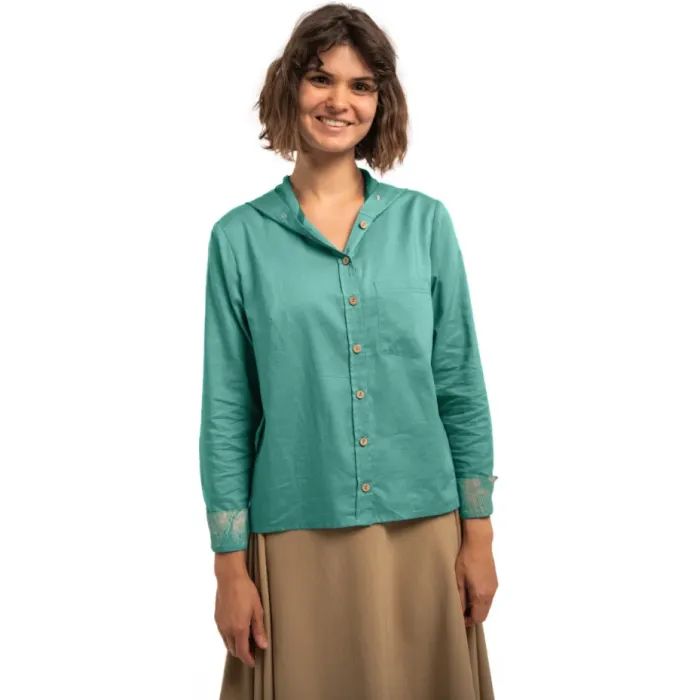 Сорочка Turbat Mamberamo Wmn agate green - L - бірюзовий (012.004.6326)