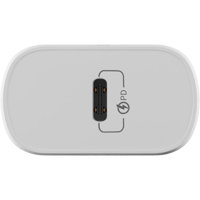 Зарядний пристрій Globex USB-C 20W FastPower white (20WC1A) зображення 2