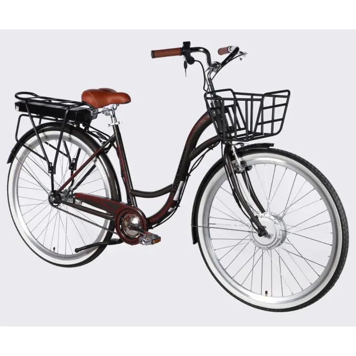 Електровелосипед Dorozhnik 28" eAQUAMARINE BH рама-19" 36B 13А*г 500Вт 2026 зелений (ELB-D-28-136) зображення 2