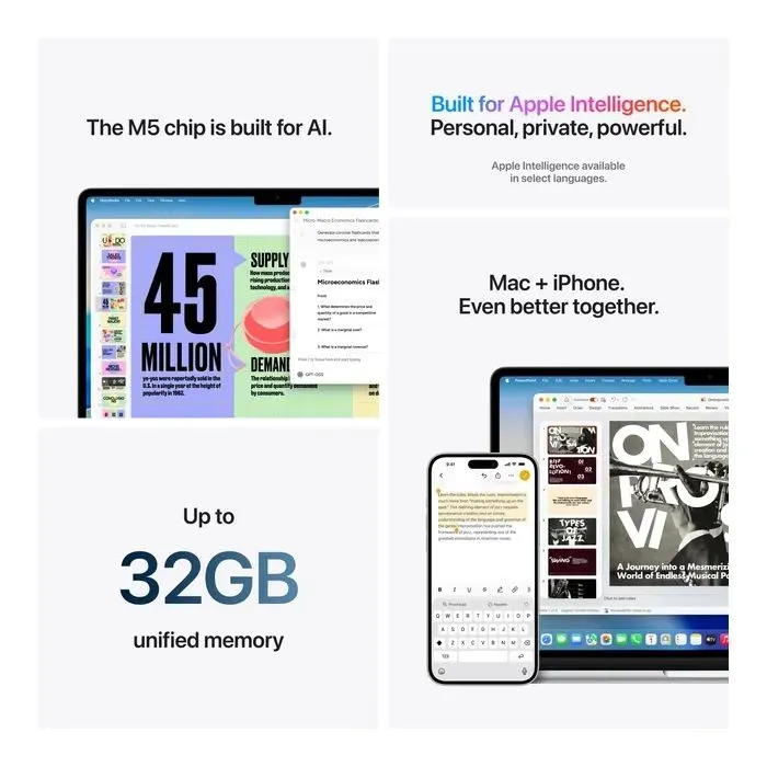 Ноутбук Apple MacBook Air 13 M5 A3449 Sky Blue (MDHH4UA/A) изображение 8