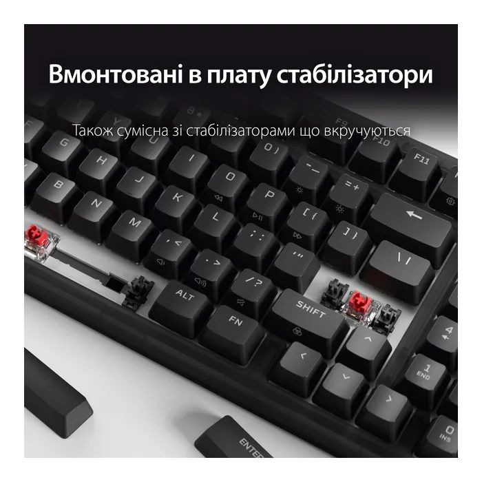 Клавіатура HyperX Origins 2 1800 HX Red USB UA Black (B4QS4AA) зображення 5