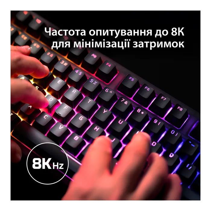 Клавіатура HyperX Origins 2 1800 HX Red USB UA Black (B4QS4AA) зображення 6