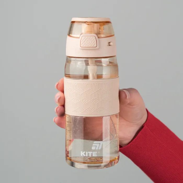 Бутылка для воды Kite K26, 600 мл, бежева (K26-1201-2) изображение 6