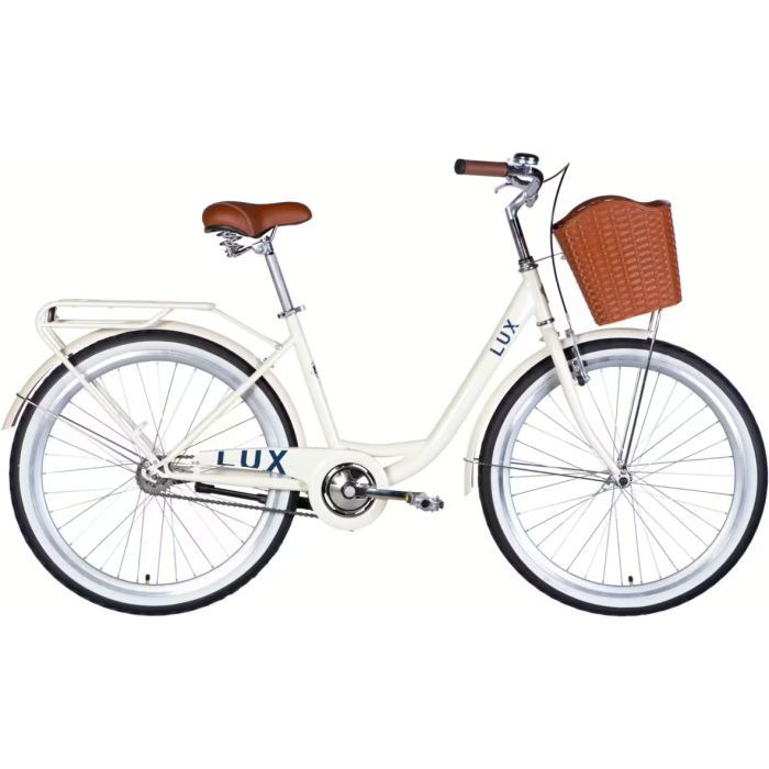 Велосипед Dorozhnik 26" LUX Velosteel рама-17" ST 2026 слонова кістка (OPS-D-26-365)