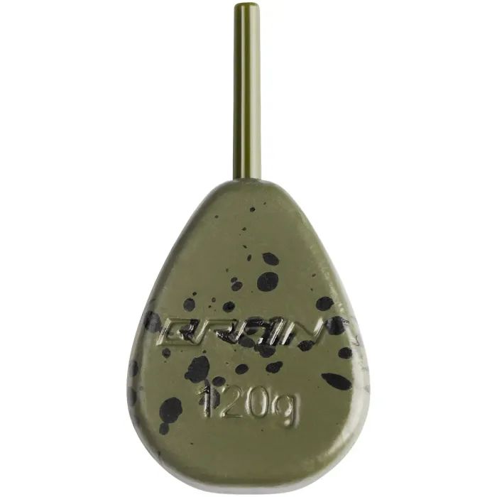 Грузило Brain In-Line Flat Lead 100g 2шт/уп Green (1858.32.06)