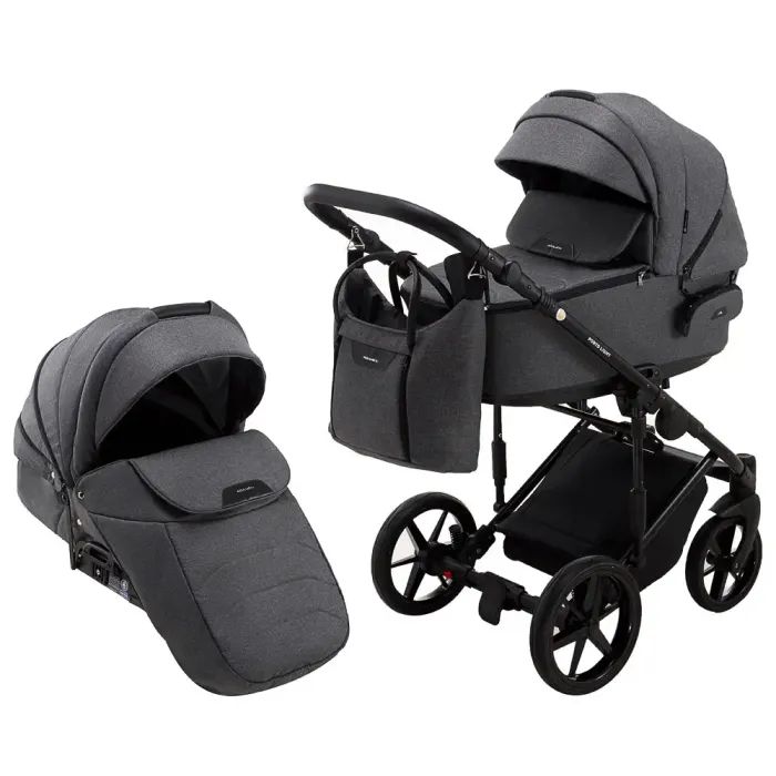 Коляска Adamex 2 в 1 Porto Light Tip TK-12 темно-синій (625698)