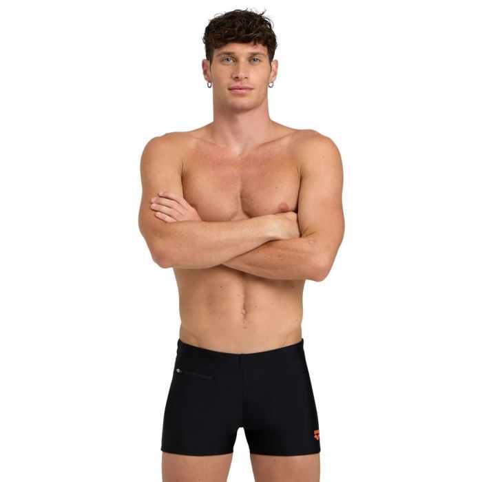 Плавки Arena Zip Swim Short 006159-500 чорний 90 (3468336881026)