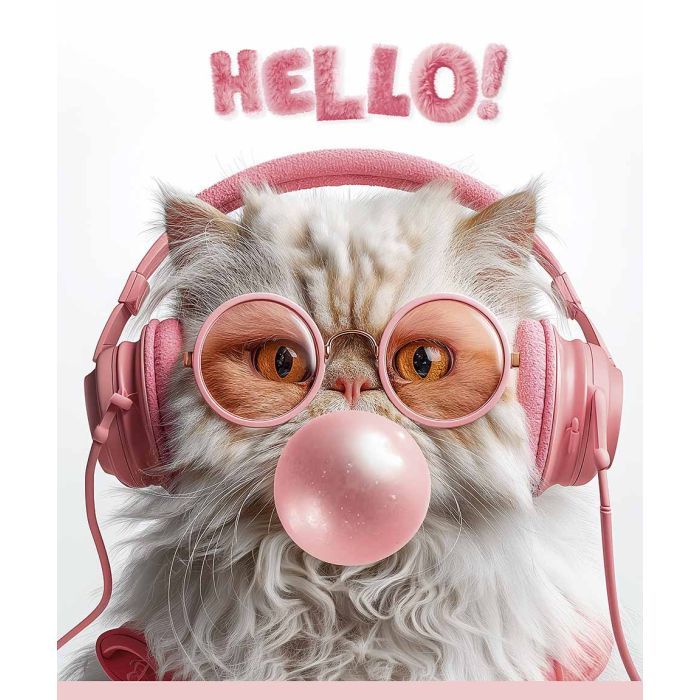 Тетрадь Школярик Star Cat's portraits 36 листов клетка (036-3631K)