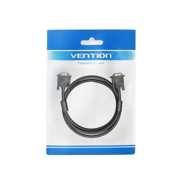 Кабель мультимедийный VGA M to VGA M 1.0m ferrite black Vention (DAEBF) изображение 3