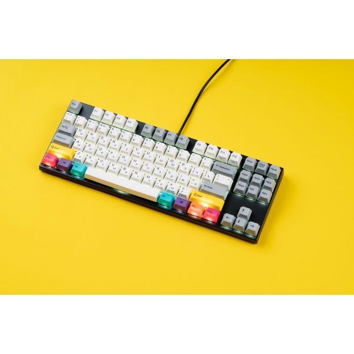 Клавиатура Varmilo APT87 CMYK C-TK Brown Wireless White Led UA (A92A024D3A5A17A007) изображение 3