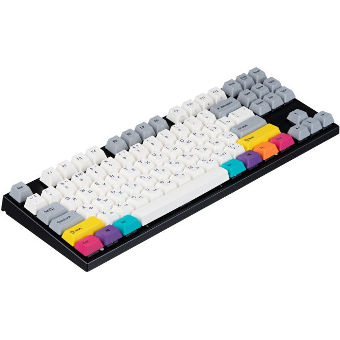 Клавиатура Varmilo APT87 CMYK C-TK Brown Wireless White Led UA (A92A024D3A5A17A007) изображение 4