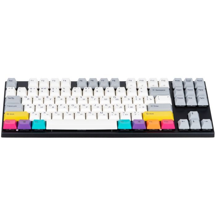 Клавиатура Varmilo APT87 CMYK C-TK Brown Wireless White Led UA (A92A024D3A5A17A007) изображение 5