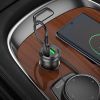 Зарядний пристрій BOROFONE 1xUSB-C PD + 1xUSB 38W car adapter transparent black (6941991106965) зображення 7