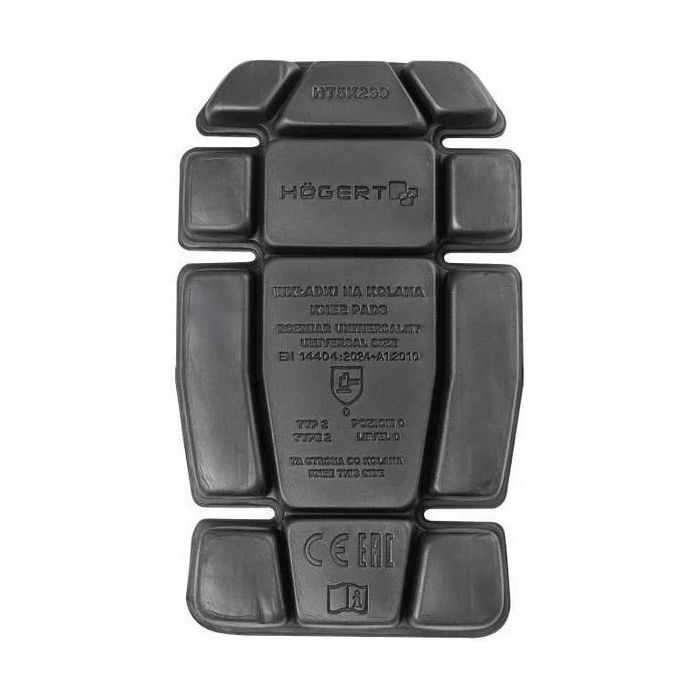 Наколенники защитные Hoegert HT5K299, ROTH SLIM, EVA, черные, 2 шт (HT5K299) изображение 2