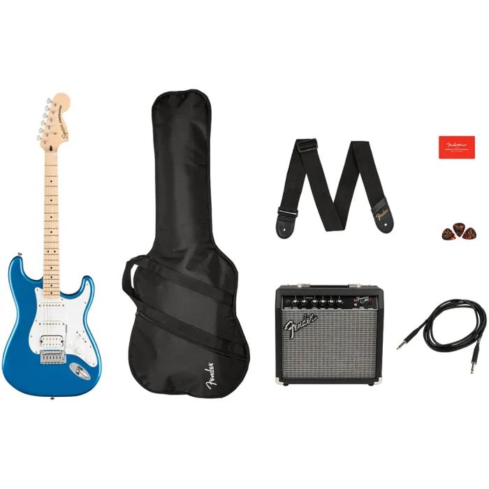 Електрогітара Squier by Fender Affinity Series Strat Pack HSS Charcoal Frost Metallic (231526)