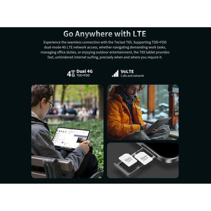 Планшет Teclast T65 13.4 6/256GB LTE Space Gray (6940709680131) изображение 7