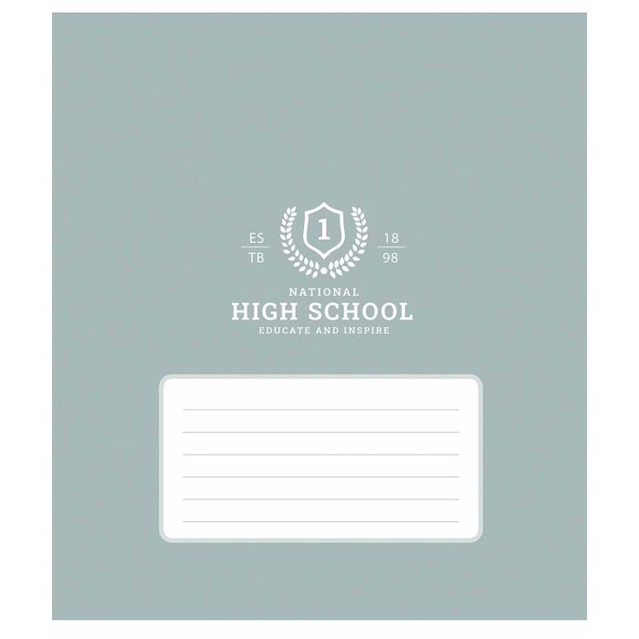 Зошит Школярик High school 12 аркушів клітинка (012-3657K)