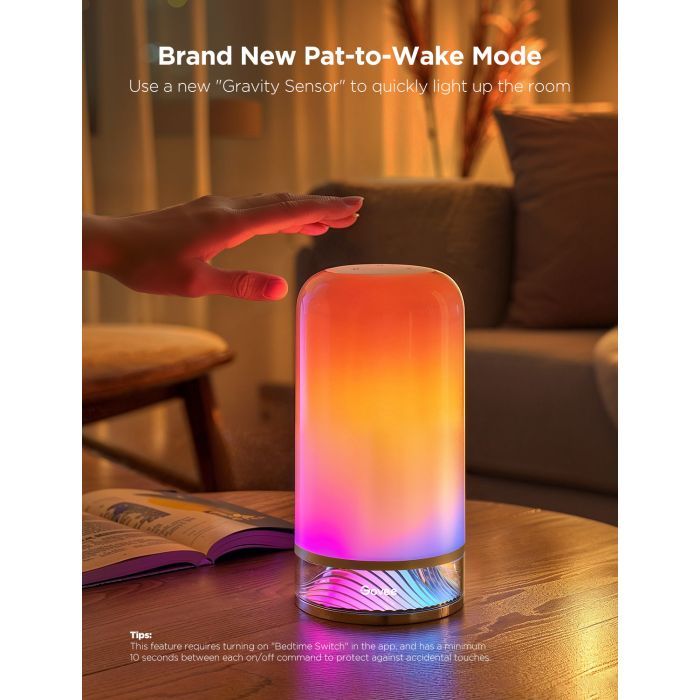Світильник Govee H6022 Table Lamp 2, RGBICWW, WI-FI/Bluetooth, білий (H60223D1) зображення 10