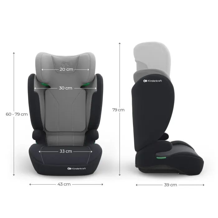 Автокресло Kinderkraft i-Spark 2 Plus i-Size Grey (KCISPA02GRYPL00) (5902533931484) изображение 10