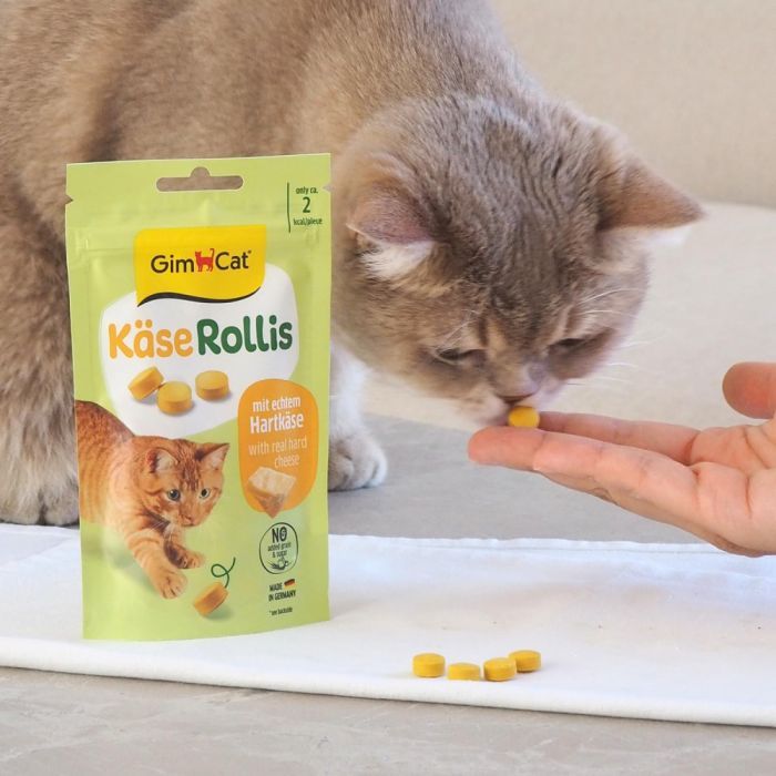 Ласощі для котів GimCat Kase Rollis з комплексом вітамінів сирні 40 г (4002064418728) зображення 2