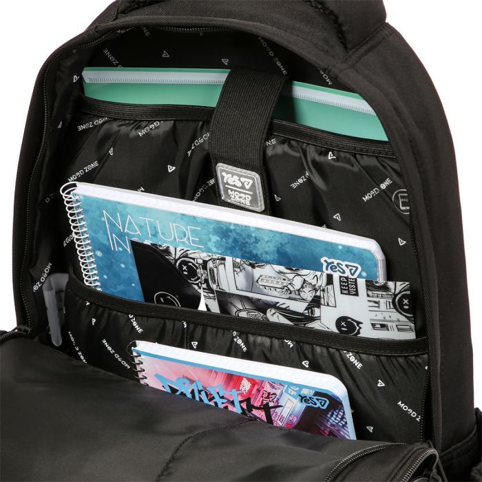 Рюкзак школьный Yes Emotions Black N T-51 (550733) изображение 7