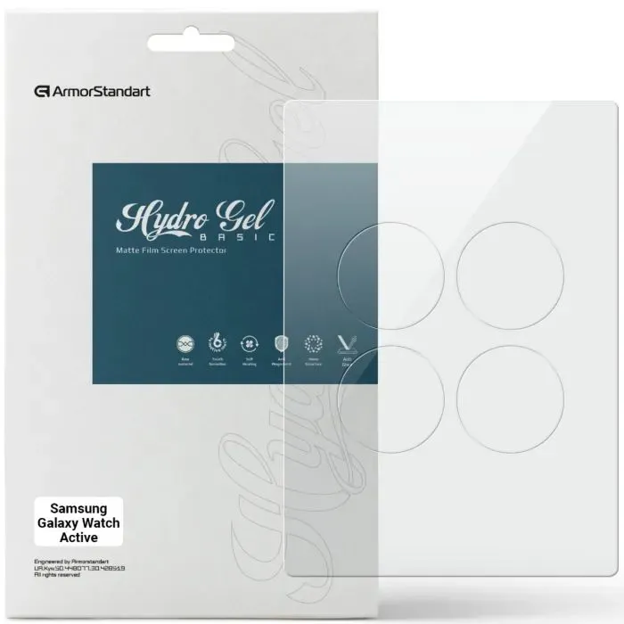 Плівка захисна Armorstandart Matte hydrogel Samsung Galaxy Watch Active 4 pcs (ARM92105)