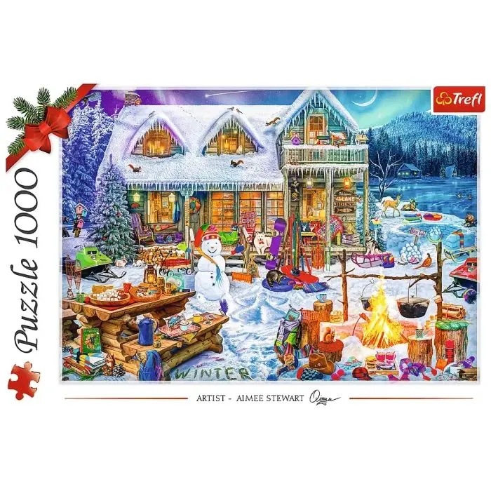 Пазл Trefl XMAS Зимовий час 1000 елементів (5900511109481) зображення 3