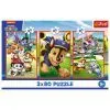 Пазл Trefl Paw patrol Собача банда 3 х 80 елементів (5900511348866) зображення 5