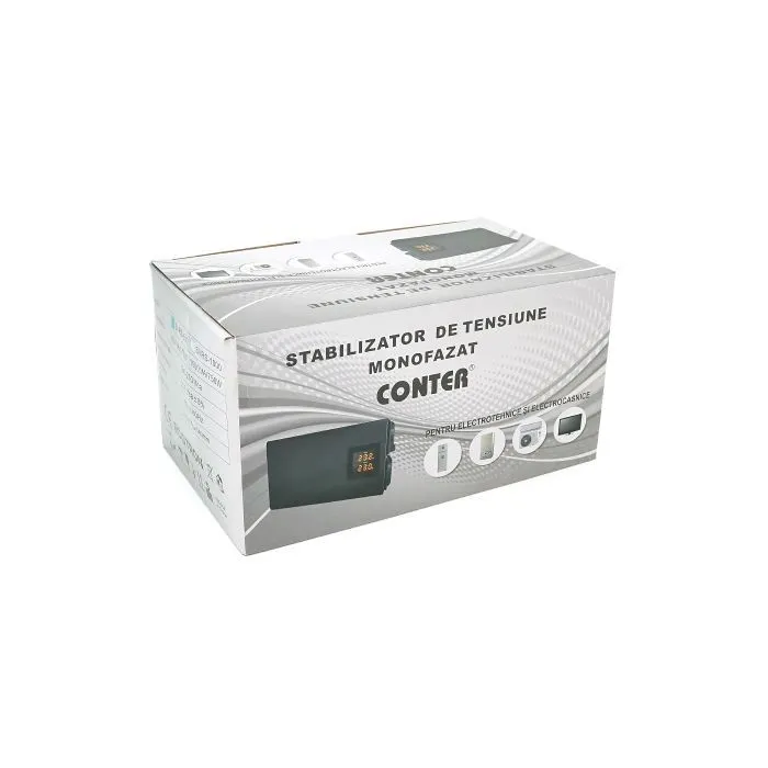 Стабилизатор напряжения Conter SVRS-1000VA/750W (CR-SVRS-1000) изображение 2