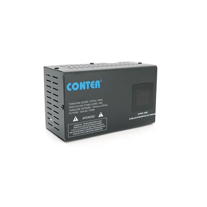 Стабилизатор напряжения Conter SVRS-1000VA/750W (CR-SVRS-1000) изображение 3